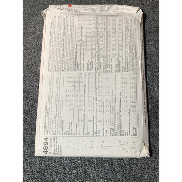 Simplicity Easy Chic Sewing Pattern 4694 Dress Shirt Jacket Pant Size 14-20 - Picture 2 of 2